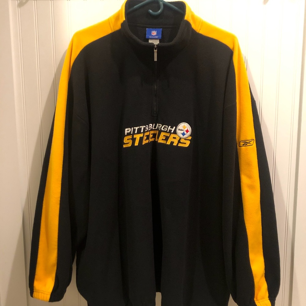 Pittsburgh STEELERS Rebok NFL Fleece 5X Great Cond
